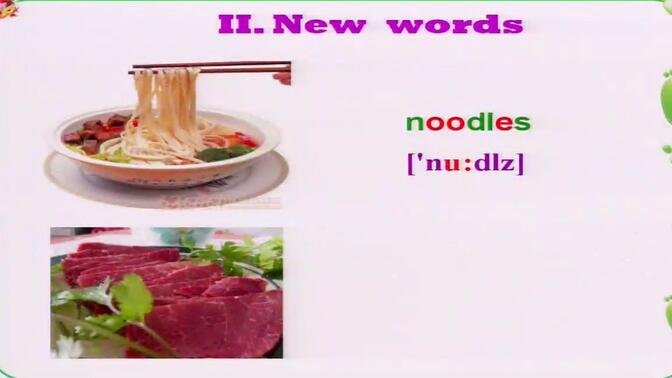 人教版初中英语七年级下册:《Unit　10　I’d　like　some　noodles SectionA 1a—2c》(含课件教案)获奖公开课 [冯  老师]【