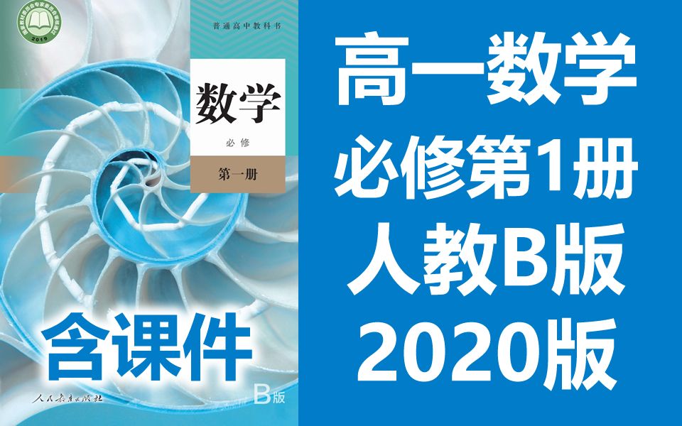 高一数学必修第一册 2020新人教版 B版 高中数学必修一数学 2019新课标新教材数学必修1数学必修2数学必修第二册 人教B版