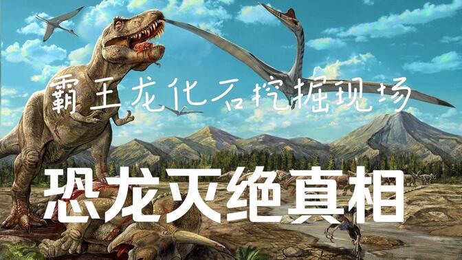 【恐龙灭绝真相】：霸王龙化石罕见挖掘现场曝光